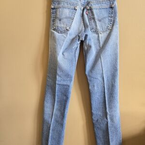 Vtg Levis red tag 501 button fly jeans. 28 x 34